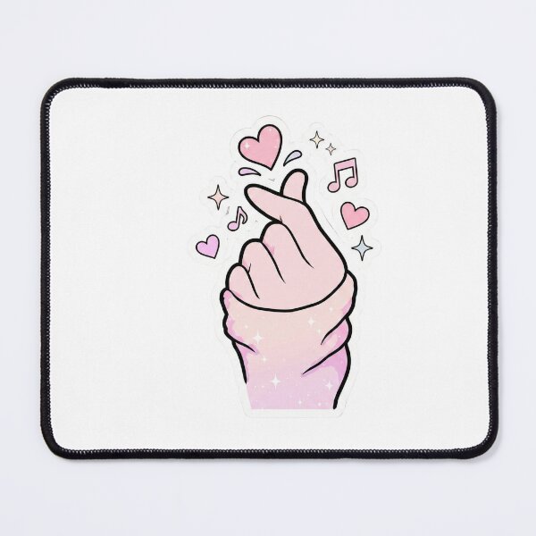 Item preview, K-Pop Finger Heart & Music Notes | Saranghae Love designed and sold by GemajoStudio.