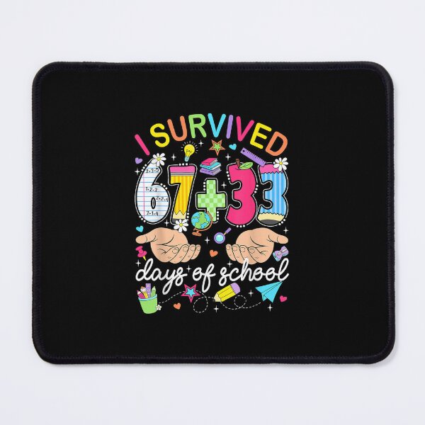 Item preview, I Survived 100 Days of School 67+33 Days Teachers 100th Day designed and sold by MatherFisher.
