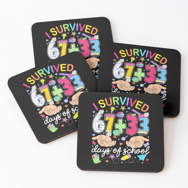 Item preview, I Survived 100 Days of School 67+33 Days Teachers 100th Day designed and sold by MatherFisher.