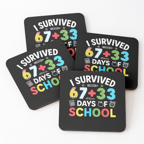 Item preview, I Survived 67+33 Day of School Teacher 100 Days of School designed and sold by MatherFisher.