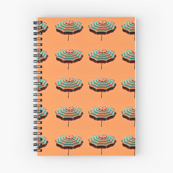 Item preview, Sunbathing umbrella on orange background  designed and sold by happytraveller1.