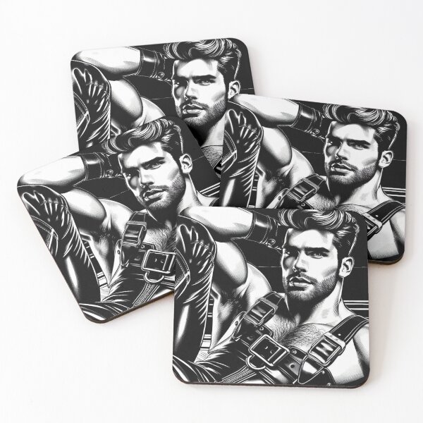 Item preview, Gay Leather Bar Berlin Pride Graphic Design designed and sold by ItsAKinkThing.