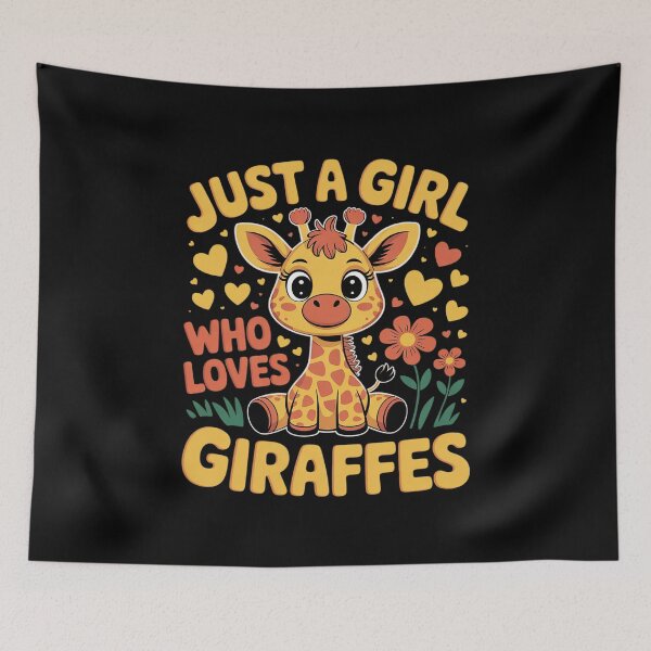 Item preview, Just a Girl Who Loves Giraffes Baby Nursery Kids designed and sold by joyouartArt.