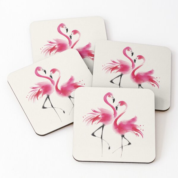 Item preview, Graceful Flamingo Pair designed and sold by lautir.