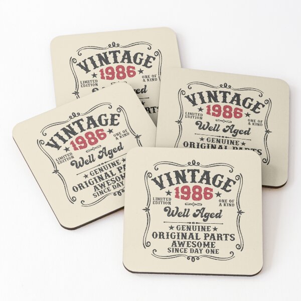 Item preview, 40th Birthday Vintage 1986 Well Aged 40 Awesome Years designed and sold by eclecTEEq.