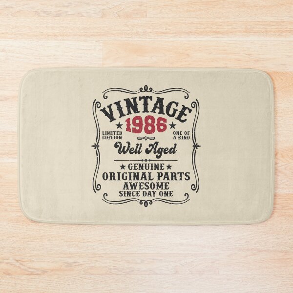Item preview, 40th Birthday Vintage 1986 Well Aged 40 Awesome Years designed and sold by eclecTEEq.