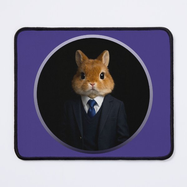 Item preview, Rabbit in a suit. designed and sold by moths-minor.