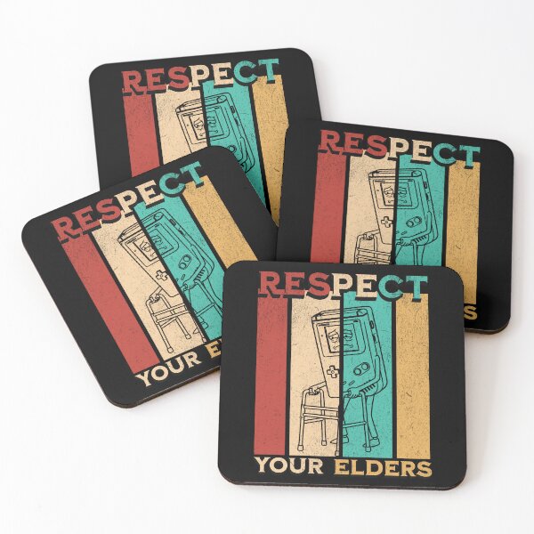 Item preview, Retro Vintage Respect Your Elders Gamer Gaming Console designed and sold by UniTeeCo.