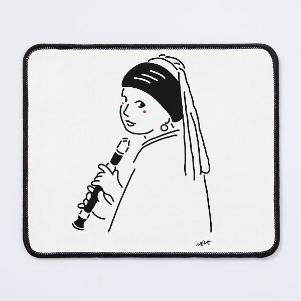Item preview, Girl with a Pearl Earring Playing the Recorder designed and sold by MasonYin.