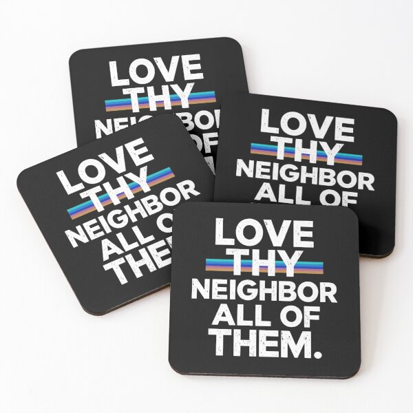 Item preview, Love thy neighbour, all of them. designed and sold by zingbing.
