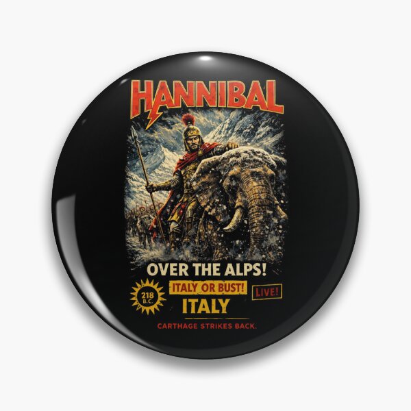Item preview, Hannibal Over the Alps – Epic History Concert T-Shirt | Carthage Invades Italy designed and sold by RollFuzzy.