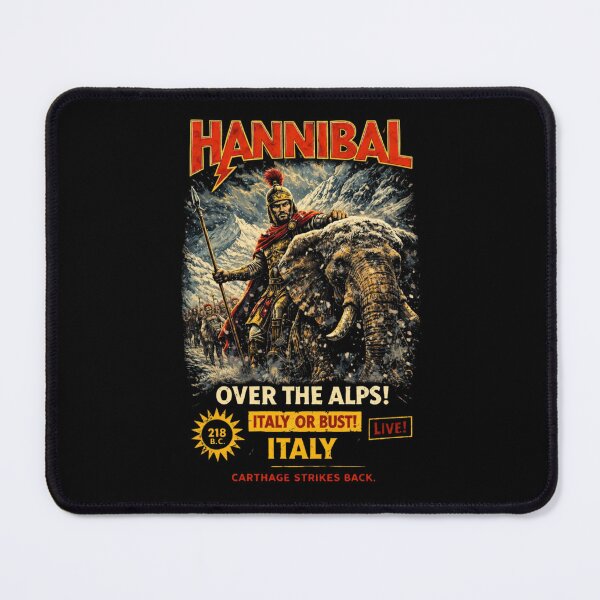 Item preview, Hannibal Over the Alps – Epic History Concert T-Shirt | Carthage Invades Italy designed and sold by RollFuzzy.