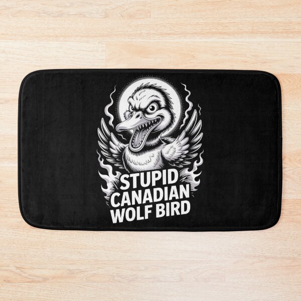 Item preview, Stupid Canadian Wolf Bird - Crazy Moonlit Hybrid Monster Design designed and sold by DarylWelsh2024.