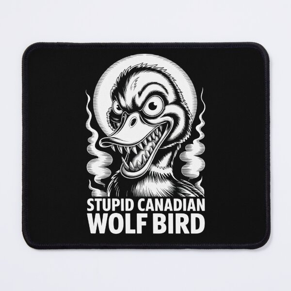 Item preview, Stupid Canadian Wolf Bird - Maniacal Grinning Hybrid Beast Design designed and sold by DarylWelsh2024.