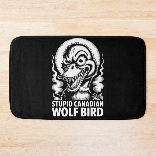 Item preview, Stupid Canadian Wolf Bird - Maniacal Grinning Hybrid Beast Design designed and sold by DarylWelsh2024.