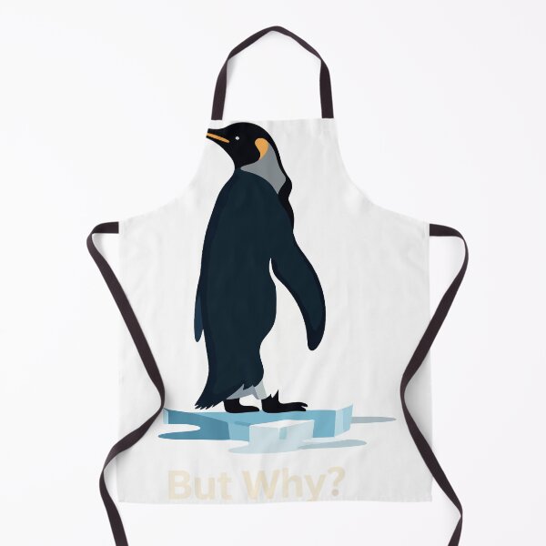 Item preview, But Why Penguin Melting Ice Existential Meme designed and sold by Dxvect.
