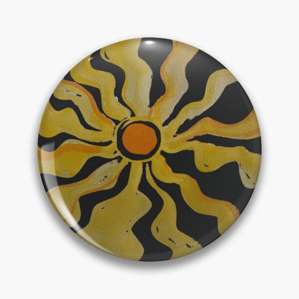Item preview, Retro Sun Vibe Sun, Original Watercolor Sun Painting, Retro Texture designed and sold by Uplifting Vib'n Design and Decor .