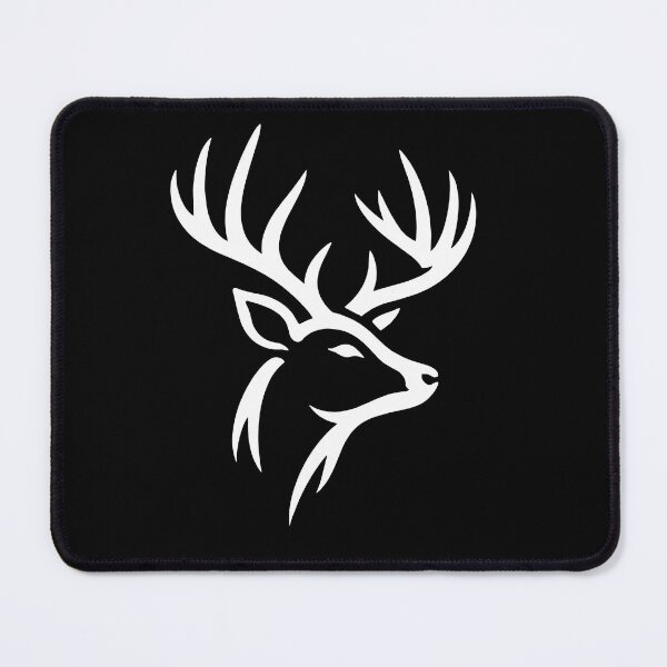 Item preview, Deer Head Silhouette – Minimal Wildlife Design designed and sold by OverNickles194.