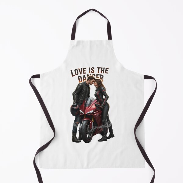 Item preview, Love Is The Danger – Motorcycle Couple Design designed and sold by TwoWheels-shop.