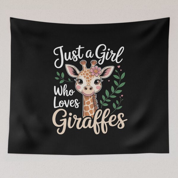 Item preview, Just A Girl Who Loves Giraffes Cute Baby Giraffe Lover designed and sold by angolinnArt.