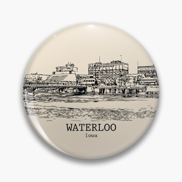 Item preview, Waterloo - Iowa designed and sold by Lakeric Cityscapes.
