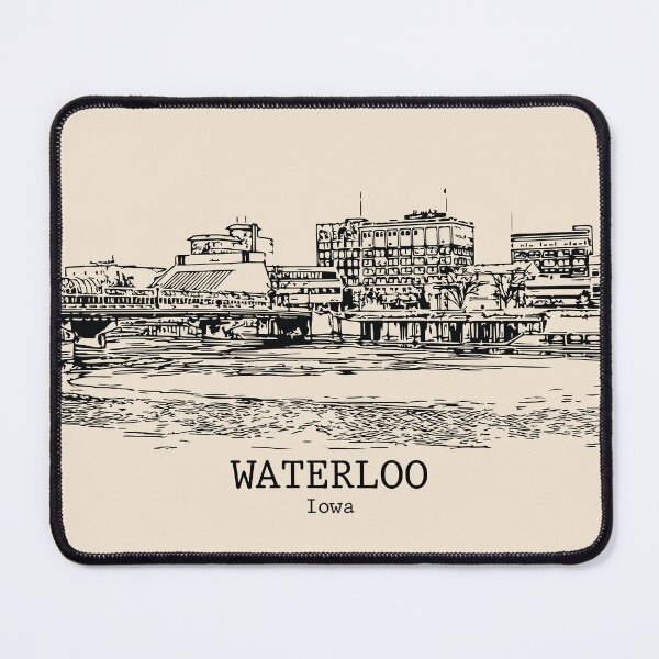 Item preview, Waterloo - Iowa designed and sold by Lakeric Cityscapes.
