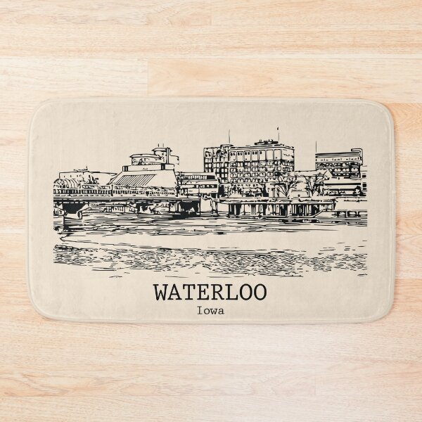 Item preview, Waterloo - Iowa designed and sold by Lakeric Cityscapes.