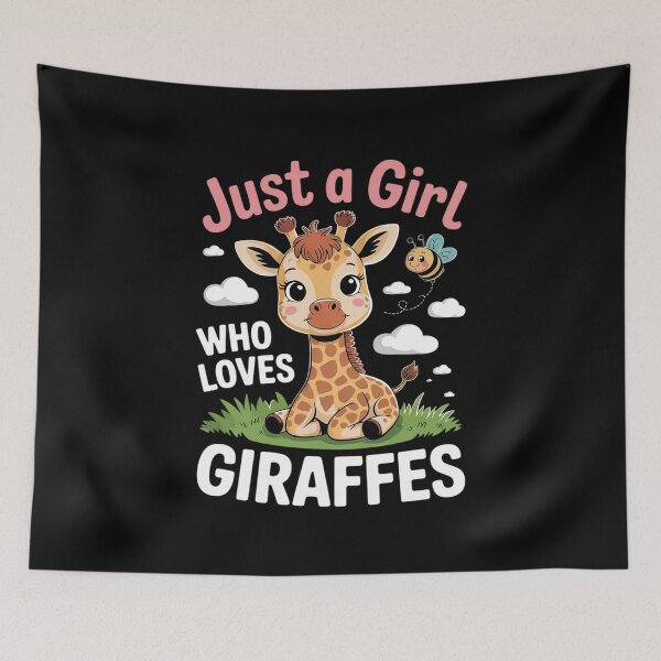 Item preview, Just A Girl Who Loves Giraffes Cute Baby Giraffe designed and sold by joyouartArt.