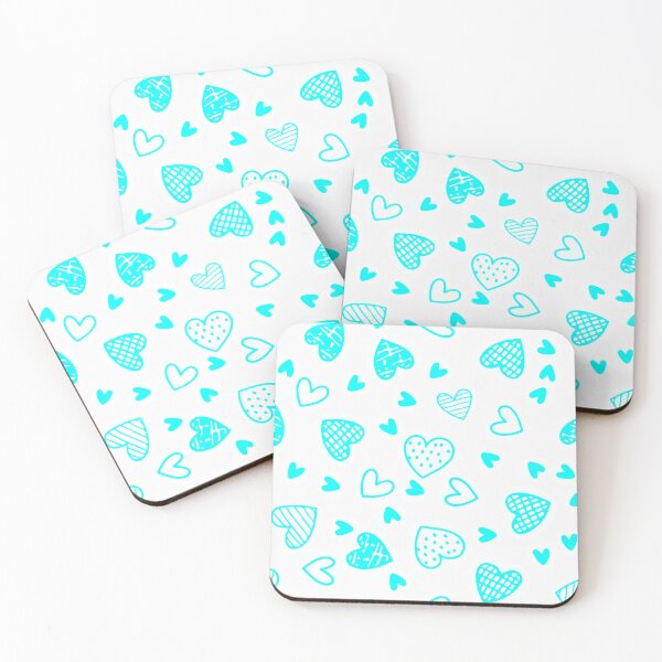 Item preview, Teal Hearts designed and sold by Dawne's Designs.
