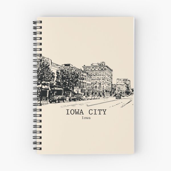 Artikelvorschau, Iowa City - Iowa entworfen und verkauft von Lakeric Cityscapes.