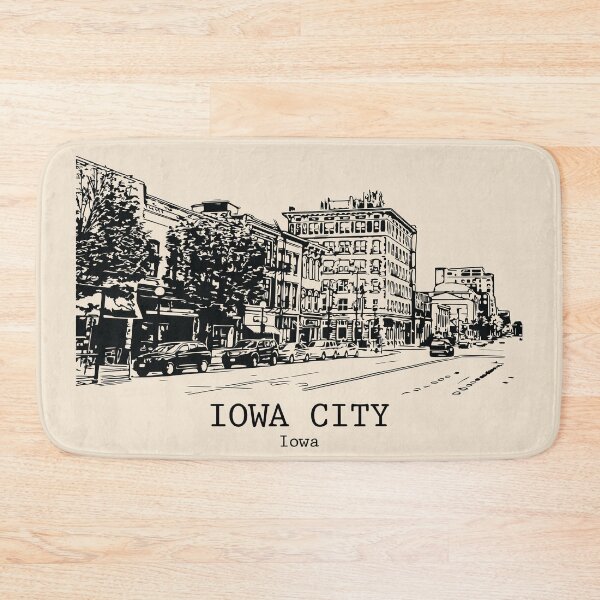 Artikelvorschau, Iowa City - Iowa entworfen und verkauft von Lakeric Cityscapes.