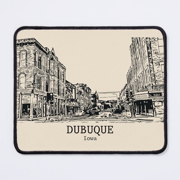 Item preview, Dubuque - Iowa designed and sold by Lakeric Cityscapes.