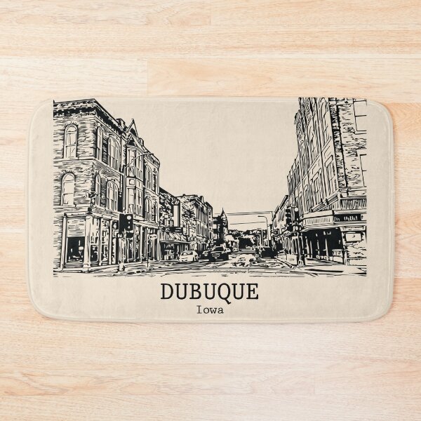 Item preview, Dubuque - Iowa designed and sold by Lakeric Cityscapes.