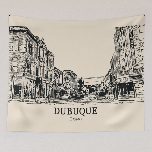 Item preview, Dubuque - Iowa designed and sold by Lakeric Cityscapes.