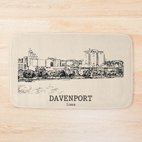 Item preview, Davenport - Iowa designed and sold by Lakeric Cityscapes.