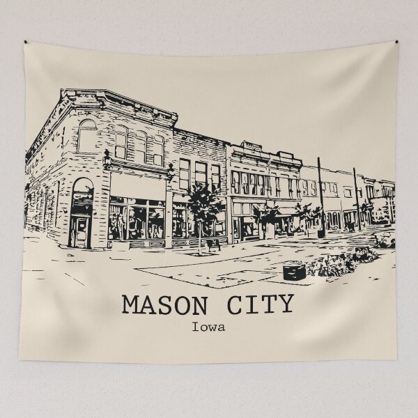 Artikelvorschau, Mason City - Iowa entworfen und verkauft von Lakeric Cityscapes.