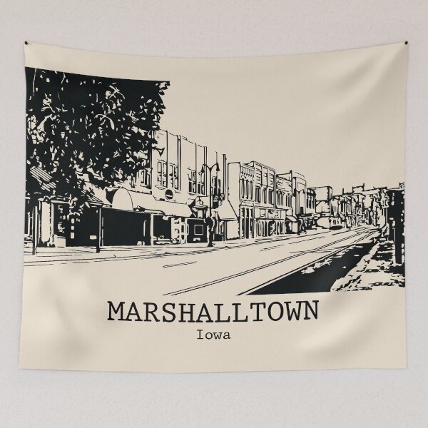 Item preview, Marshalltown - Iowa designed and sold by Lakeric Cityscapes.