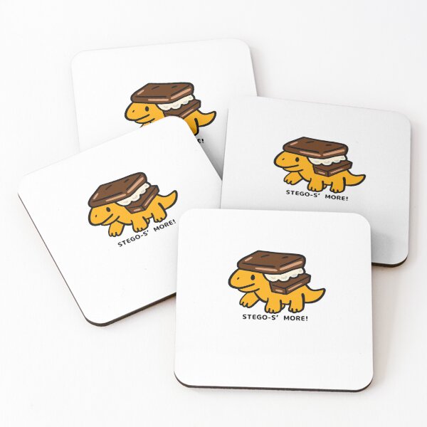 Item preview, Stegosmore Cute Smores Dino Sweet Food Character Art designed and sold by carboncanvas_atelier.