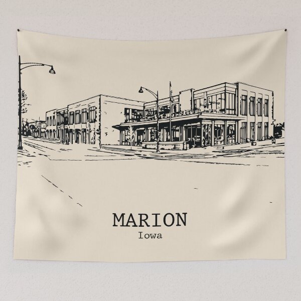 Item preview, Marion - Iowa designed and sold by Lakeric Cityscapes.