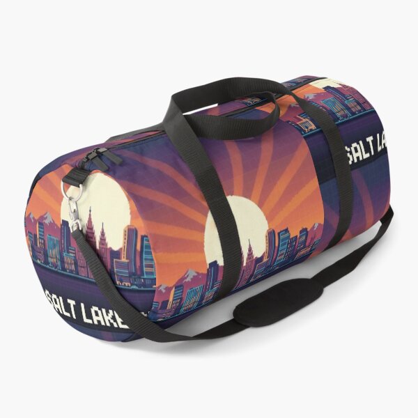 Item preview, Pixel Art Salt Lake City Skyline designed and sold by Potato Quality Prints.