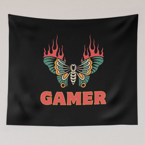 Item preview, Butterfly Gamer – Cute Gaming Aesthetic designed and sold by Rasheedaholik.
