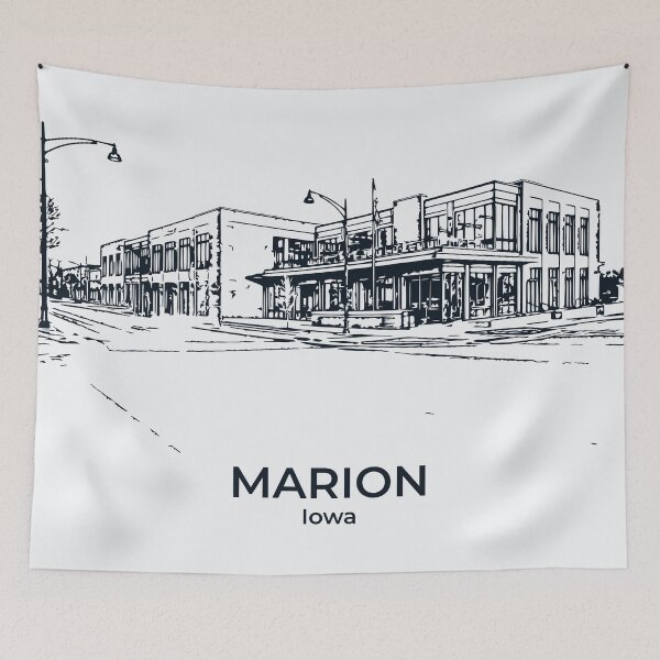 Item preview, Marion - Iowa designed and sold by Lakeric Cityscapes.