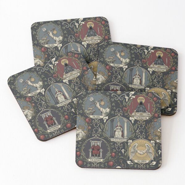 Item preview, Classic Rider-Waite style on a parchment-like background. Very warm, nostalgic, "authentic". designed and sold by casaloomaria.