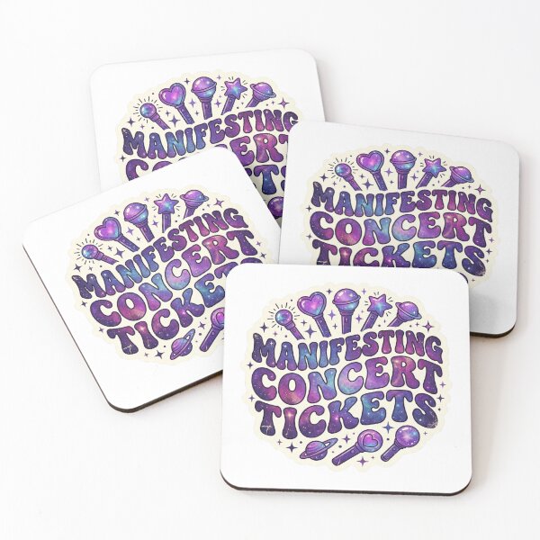 Item preview, Manifesting Concert Tickets Badge | Galaxy Lightsticks designed and sold by GemajoStudio.