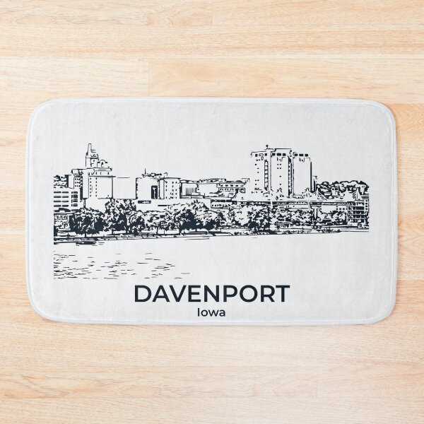 Item preview, Davenport - Iowa designed and sold by Lakeric Cityscapes.