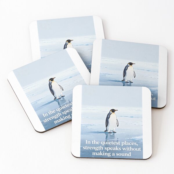 Item preview, Quiet Strength - Penguin Wisdom designed and sold by Dxvect.