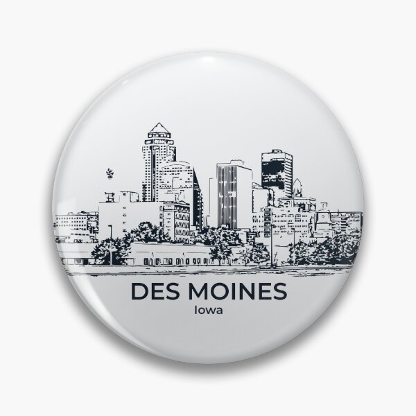 Artikelvorschau, Des Moines - Iowa entworfen und verkauft von Lakeric Cityscapes.