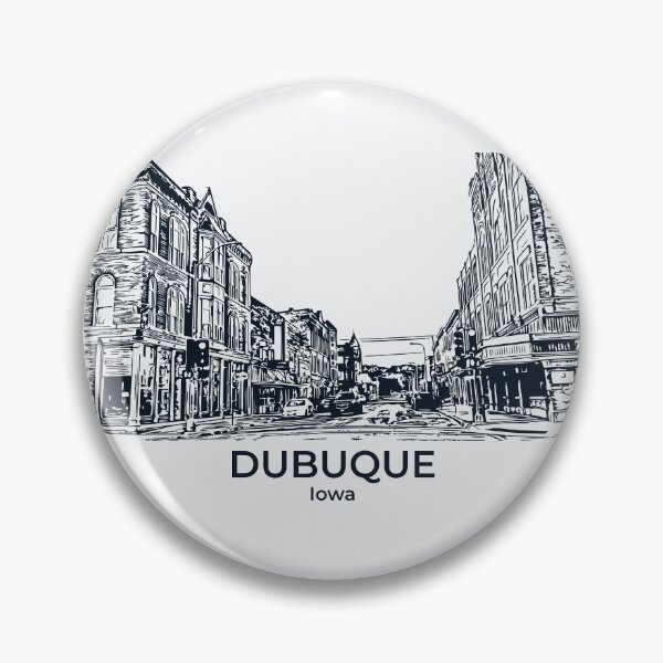 Item preview, Dubuque - Iowa designed and sold by Lakeric Cityscapes.
