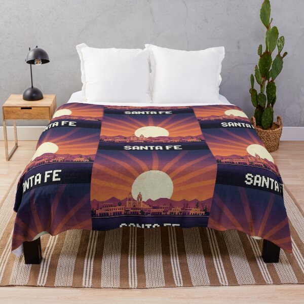 Item preview, Pixel Art Santa Fe Skyline designed and sold by Potato Quality Prints.