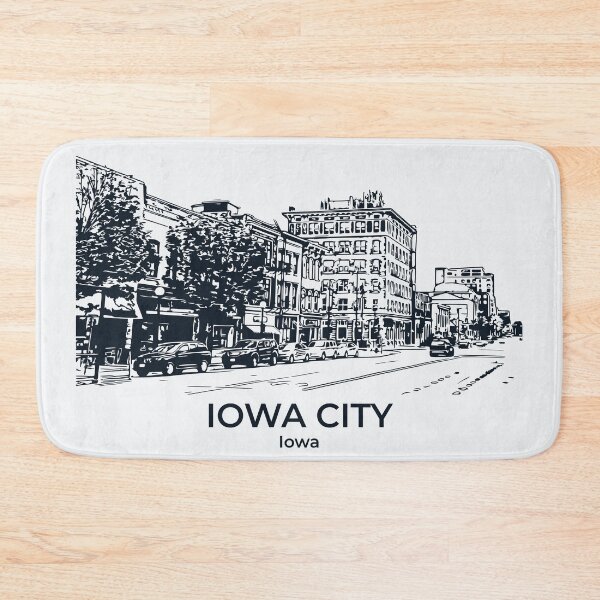 Artikelvorschau, Iowa City - Iowa entworfen und verkauft von Lakeric Cityscapes.